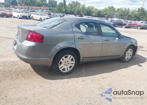 2012 Dodge Avenger Se z USA, uszkodzony, nr VIN 1C3CDZAB0CN111584